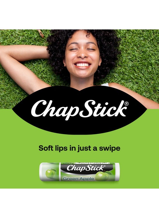 chapstick ChapStick Lip Moisturizer, Green Apple, 12-Pack - Bulk Lip Balm, Sweet & Tangy, 0.15 Oz Ea  - Image 3