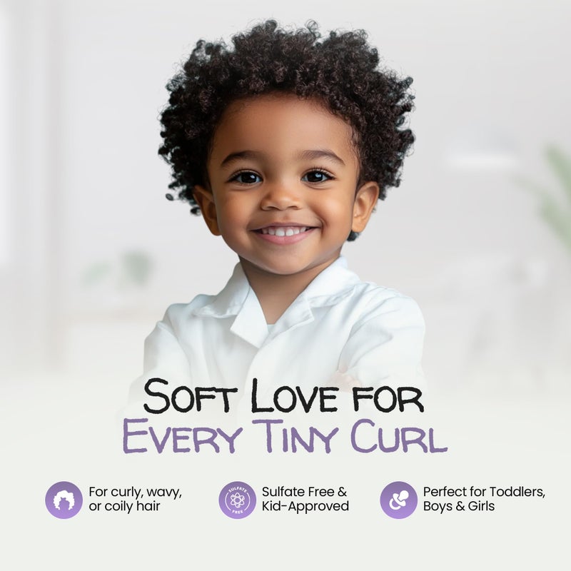 MAYA MARI 2 in 1 Natural Kids Shampoo and Conditioner, Tear Free | For Toddlers with Curly Hair | For All Kids Hair Types | Coconut & Lime Twist, Made in the USA, 32 Fl Oz - Image 3