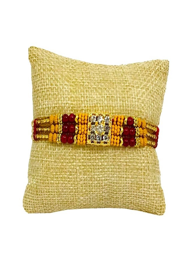 Evisha إيفيشا زوج راخي رولي شوال لوحة راخي للأخ وبهابي | راخي كومبو-BR-2 كادا 28-T || راخي || مجموعة راخي || راخي للأخ || راخي للأخ وبهابي || كومبو راخي || بهية بهابهي راخي || هدايا راخي - Image 3