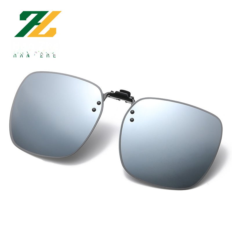Generic Polarized Sunglasses Clip-On Unisex Flip-Up Night Vision White Mercury polarized 