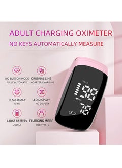 Joshberg Portable Finger Clip Oximeter For Medical Blood Oxygen Saturation Detection, Household Pulse And Heart Rate Monitoring  - Image 2