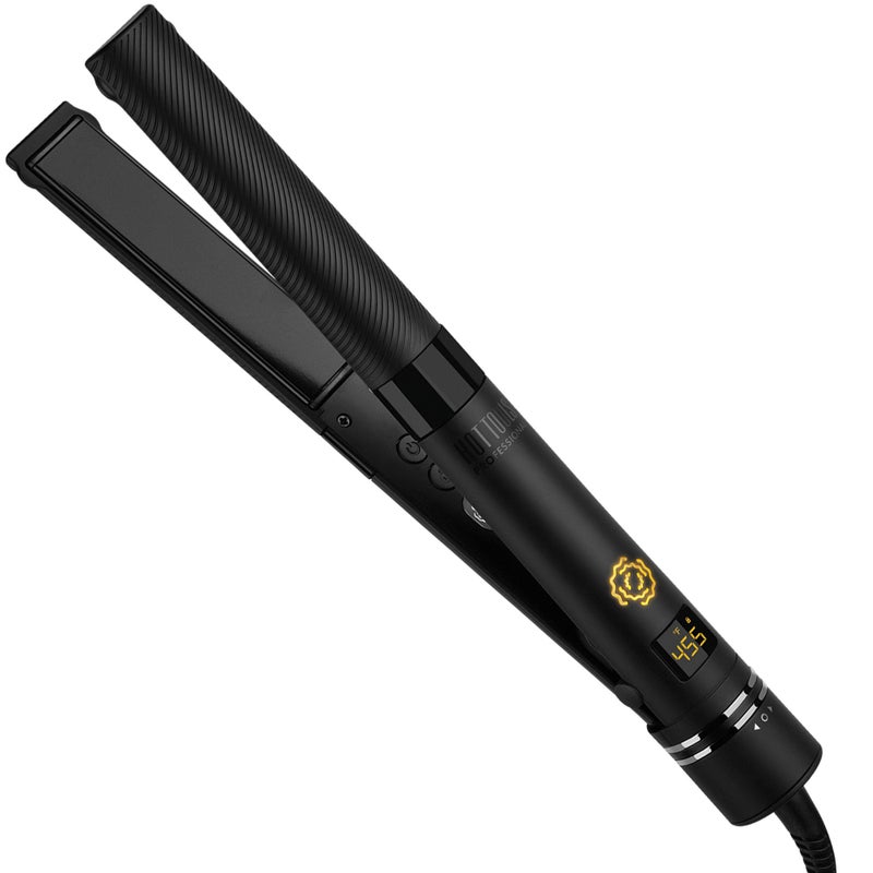 Hot Tools HOT TOOLS Pro Artist SmoothWave Vibrating Flat Iron | New and Exclusive Hair Straightener for Ultra Sleek Hairstyles  Turn on Vibration Technology for Super Smooth Results - Image 1
