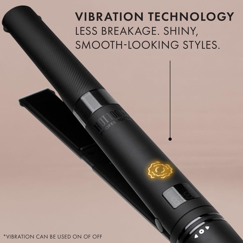Hot Tools HOT TOOLS Pro Artist SmoothWave Vibrating Flat Iron | New and Exclusive Hair Straightener for Ultra Sleek Hairstyles  Turn on Vibration Technology for Super Smooth Results - Image 2