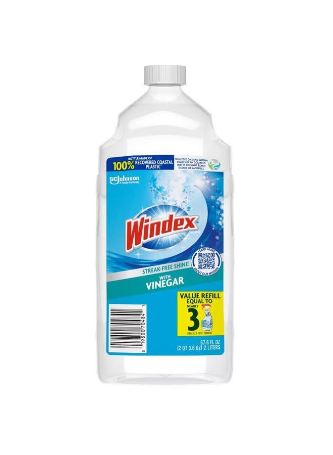 Windex Glass Cleaner Refill, Vinegar, 67.6 Oz (Pack of 3) - Image 3
