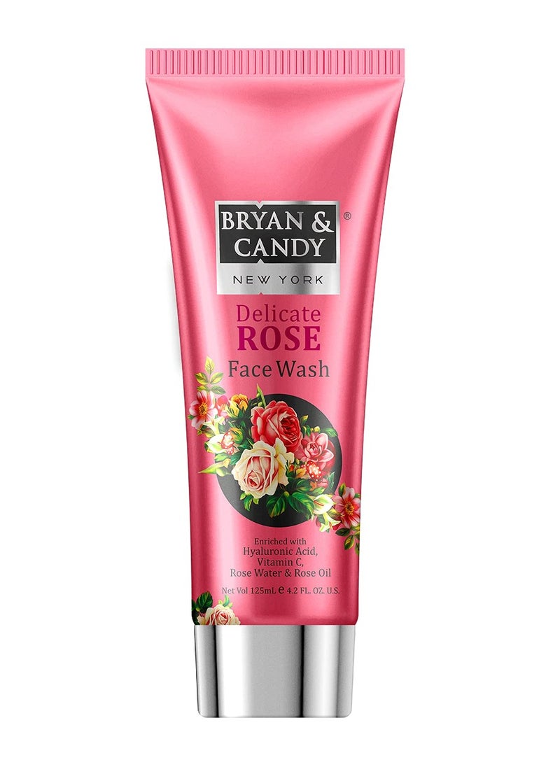 BRYAN & CANDY Bryan And Candy Delicate Rose Face Wash Enriched with Hyaluronic Acid Vitamin C Rose Water Rose Oil 125ML  - Image 1