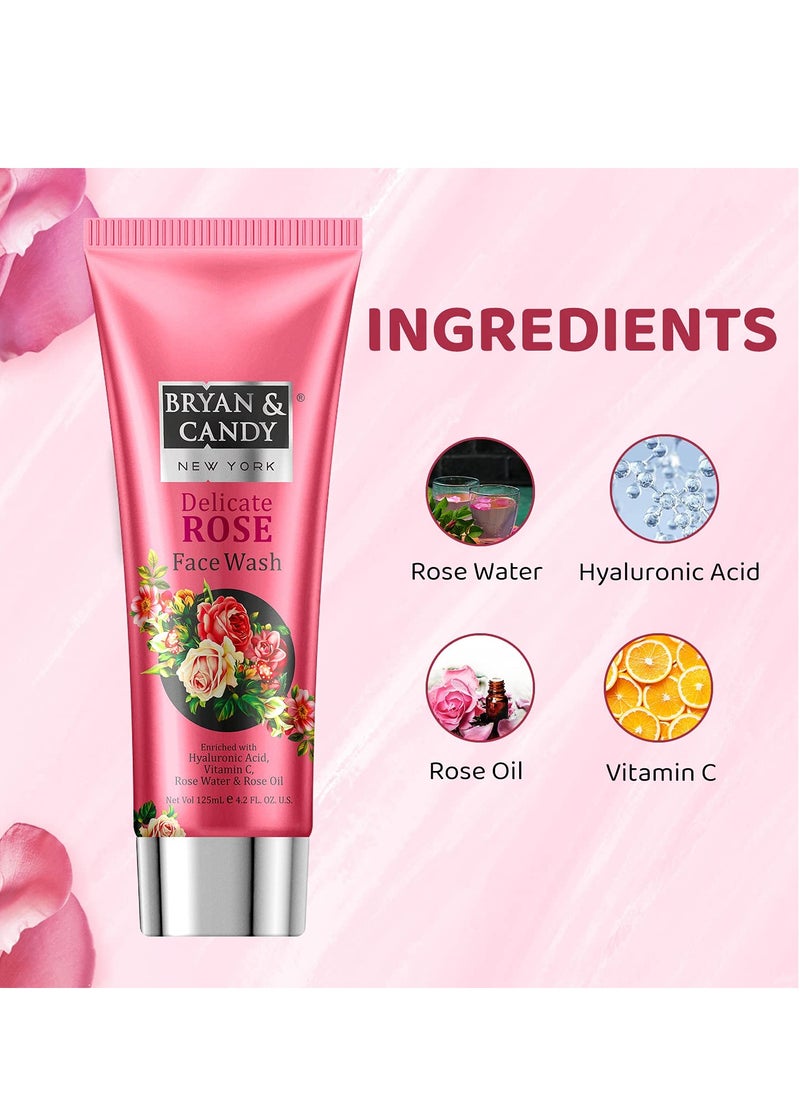 BRYAN & CANDY Bryan And Candy Delicate Rose Face Wash Enriched with Hyaluronic Acid Vitamin C Rose Water Rose Oil 125ML  - Image 2