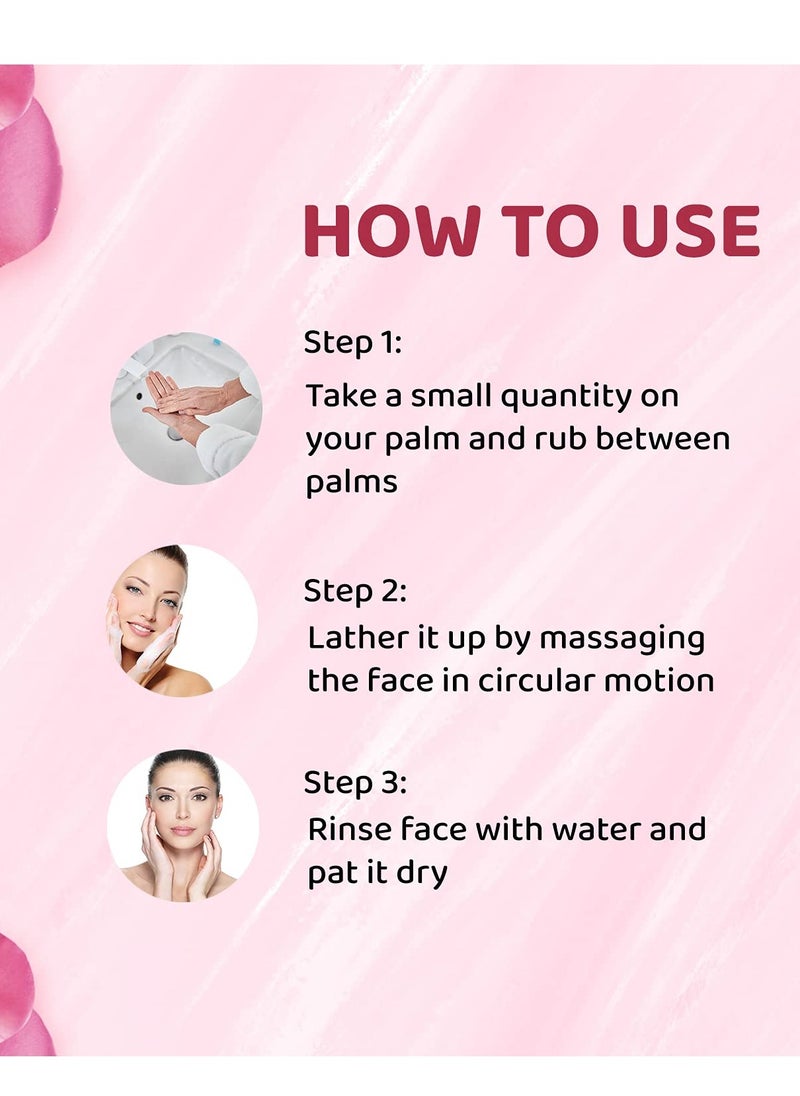 BRYAN & CANDY Bryan And Candy Delicate Rose Face Wash Enriched with Hyaluronic Acid Vitamin C Rose Water Rose Oil 125ML  - Image 4