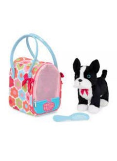 Pucci Pups FLOWER PRINT GLAM BAG WITH PLUSH PUP 
