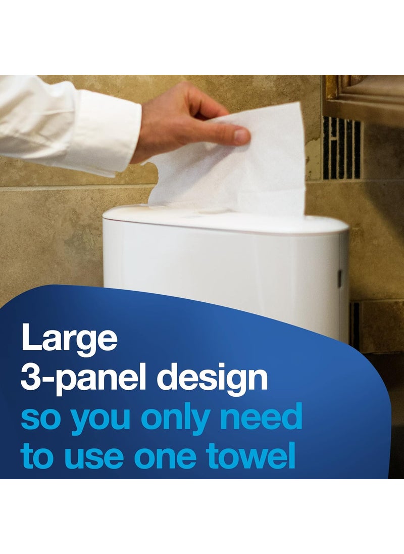 Tork Tork Multifold Hand Towel White 3Panel 250 Towels per Pack 16 Packs Fits H2 Towel Dispensers  - Image 5