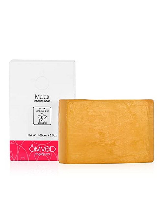 Omved Malati Natural Jasmine Soap 100% Pure N And Coldpressed 100 G - Image 1