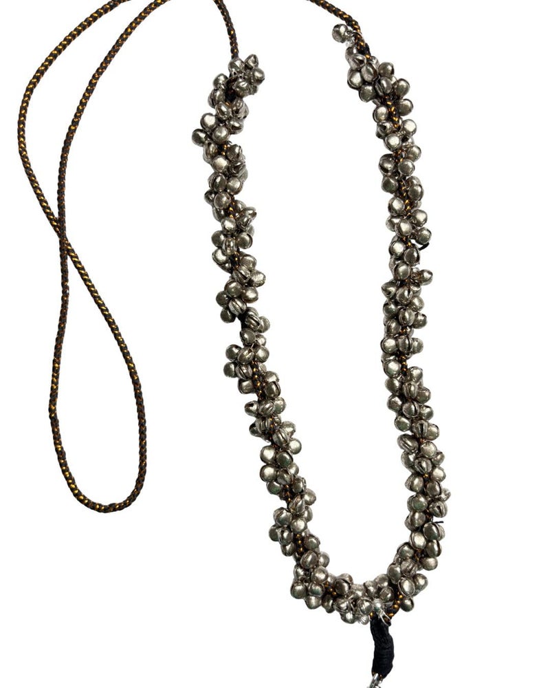 ARENDELLE Navratri Silver Ghungaroo Phone Sling - Handcrafted Unique Mobile Sling Chains [AMS041] - Image 2