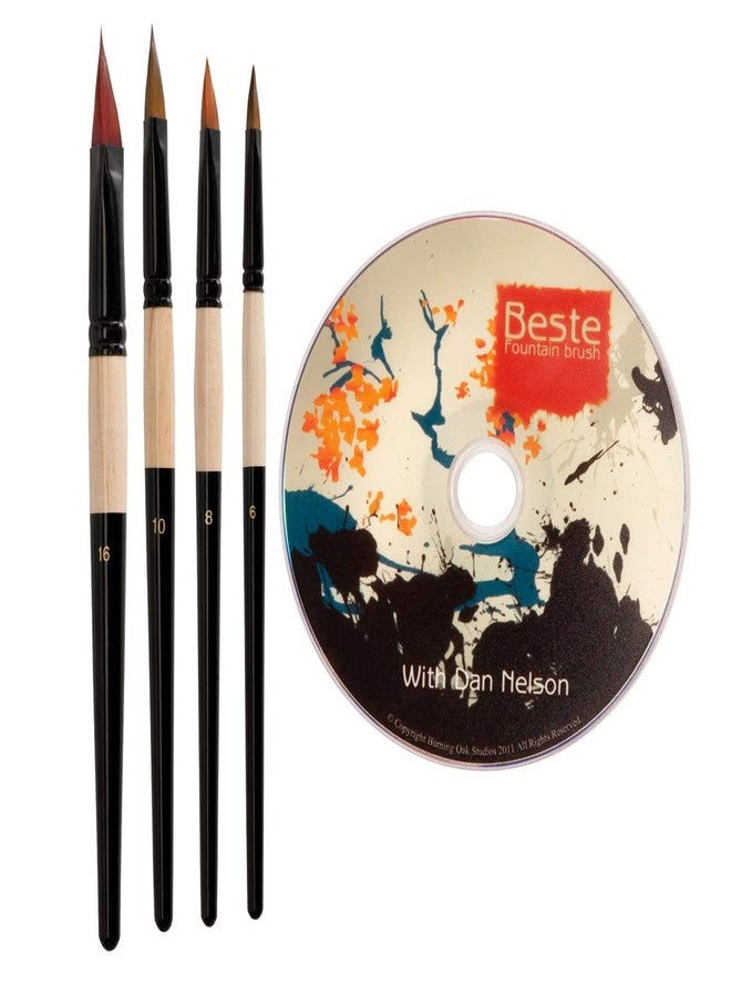 Creative Mark Beste Fountain Brush Set of 4 with DVD - Image 1