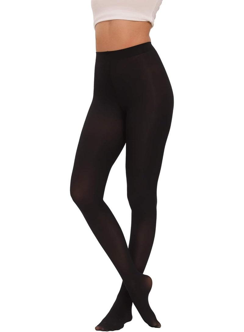 Remy Belle جوارب نسائية فائقة النعومة 40 دينير شفافة نصفOpaque بلون موحد، عالية الخصر، جوارب مغلقة بالقدم - Image 3