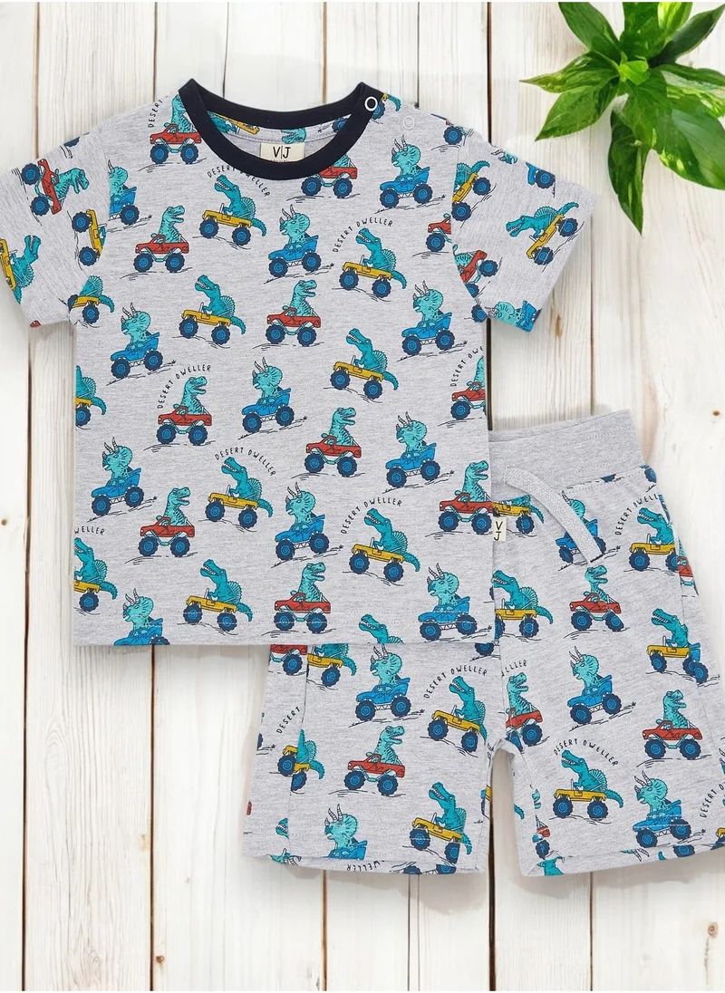 victor and jane BABY BOY 2PC SET - Summer Outfit - T-Shirt & Shorts