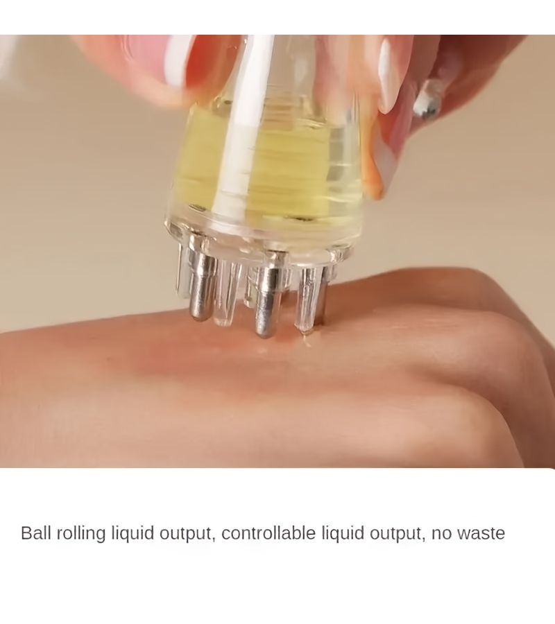 Mini Portable Scalp And Body Applicator Liquid Comb Hair Massage 0.2oz Capacity White Tool For Healthy Hair - Image 3