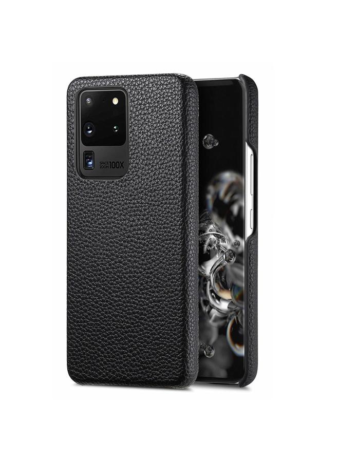 erorex Case For Samsung Galaxy S20 Ultra Litchi Oil Edge Leather Back Phone Case - Image 1