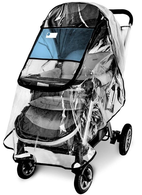 EVA Material Stroller Rain Cover Universal Stroller Accessory Waterproof Windproof Protect from Dust Snow