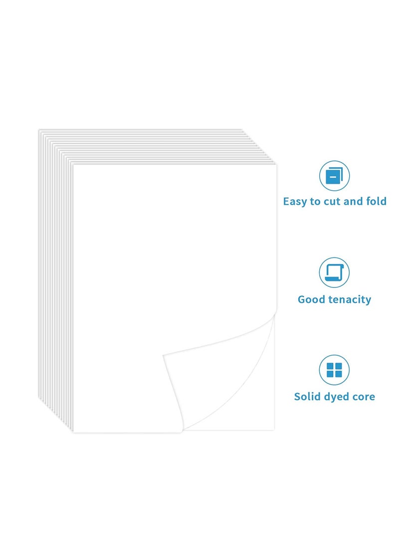 MARKQ White Cardstock, A4 300gsm Thick Paper sheets Heavyweight card Paper for Printing Scrapbooking Card Making Invitations Menus Flyers DIY Arts Crafts, 25 sheets, 21 cm x 29.7 cm  - Image 3