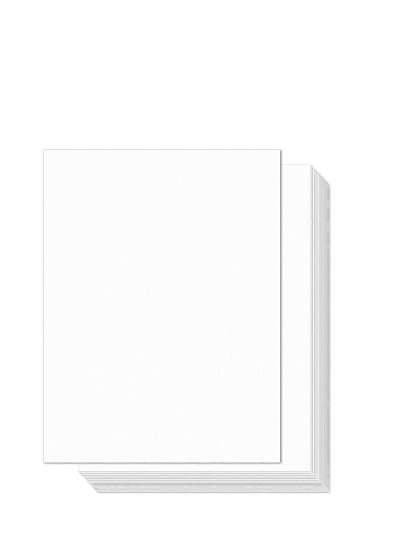MARKQ White Cardstock, A4 300gsm Thick Paper sheets Heavyweight card Paper for Printing Scrapbooking Card Making Invitations Menus Flyers DIY Arts Crafts, 25 sheets, 21 cm x 29.7 cm  - Image 1