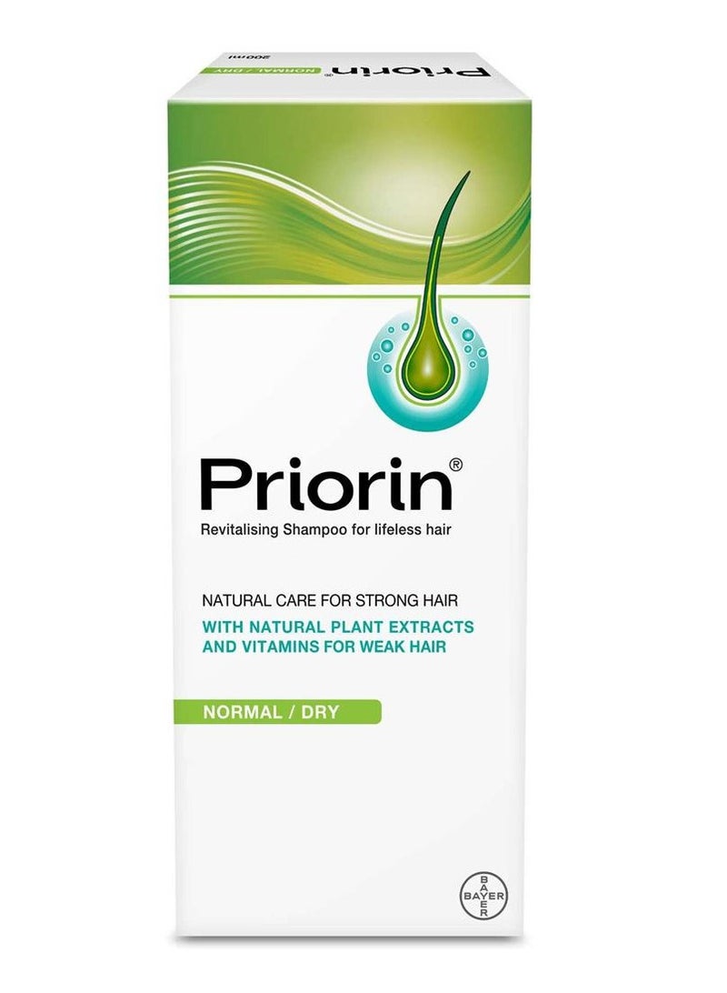 BAYER Priorin Normal And Dry Hair Shampoo 200ml