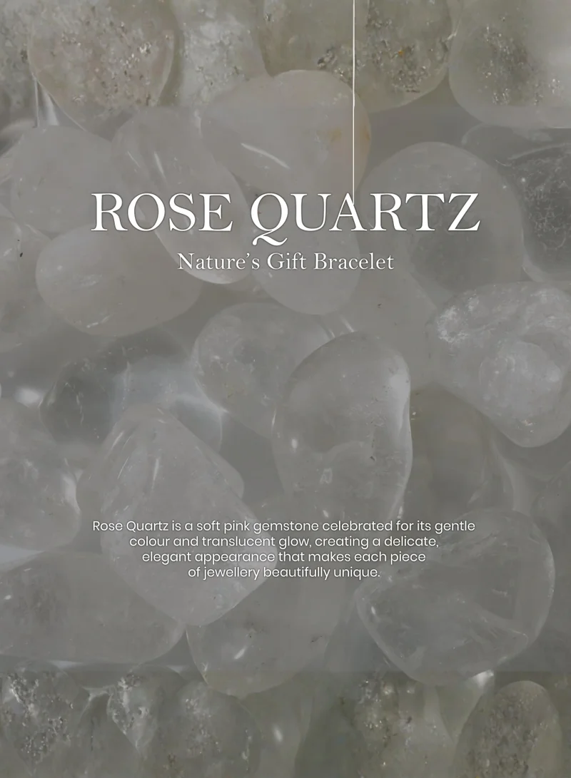 British Fossils سوار رقائق نيتشرز جيفت من حجر الكوارتز