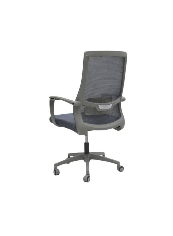 ALWASIT HOME Height-adjustable Sleek Executive Office Chairs for Laptop Computer Workstation at Home (Ultimate High Back Ergonomic Grey - Image 2