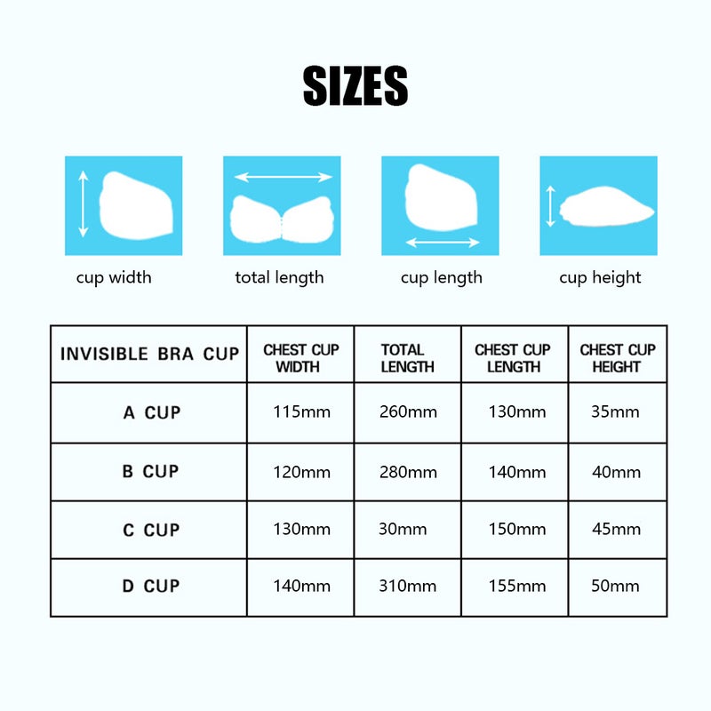 Sticky Bras for Women Push Up Strapless Backless Invisible Adhesive Bra Wing Shape Adjustable Drawstring Reusable Silicone Bra Cup - Image 5
