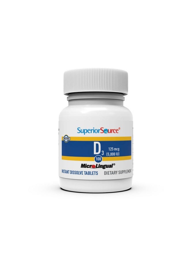 Superior Source Superior Source Vitamin D3 Extra Strength 5,000 IU 100  - Image 1