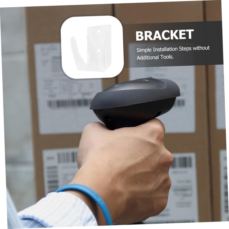 Wall Mount Scanner Holder Barcode Reader Support for Desk Compatible with Models Secure and Versatile Scanning Accessory - Image 3