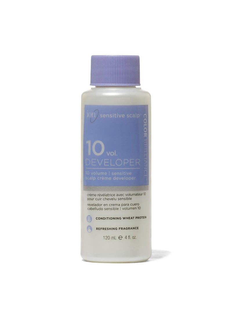 ION - ion Sensitive Scalp 10 Volume Creme Developer Ionic Buffers and Conditioning Protein to Help Scalp Sensitivity 4 Ounce - Image 1