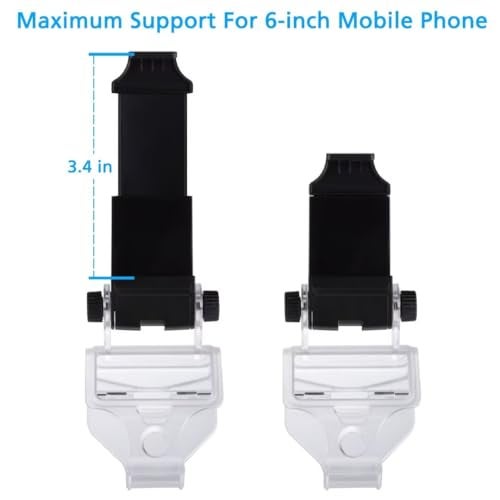 Megadream Mobile Phone Gaming Clip, Controller Phone Mount Support Holder Clamp for PS4/Xbox Series/Xbox One/Samsung Galaxy S8/iOS/Android-Maximum 6 inch Phone - Image 5