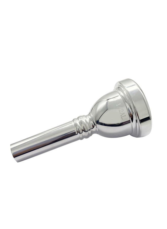 Missmore 6 1/2AL Silver Trombone Mouthpiece - Professional Grade Brass Instrument Mouthpiece for Tenor Trombone, Premium Sound & Durability - Image 3