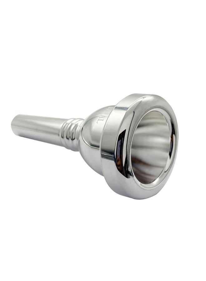 Missmore 6 1/2AL Silver Trombone Mouthpiece - Professional Grade Brass Instrument Mouthpiece for Tenor Trombone, Premium Sound & Durability - Image 4