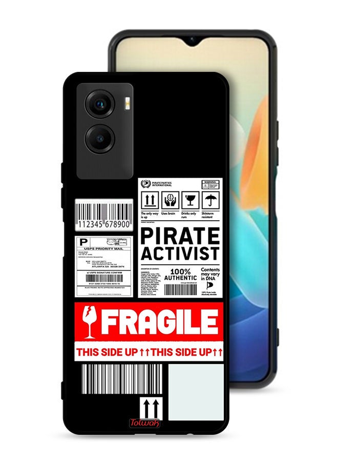 Tolwak Vivo Y55s 5G (2021) Protective Case Cover Private Activist Fragile Sticker - Image 1