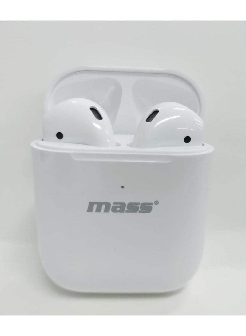 سماعات أذن لاسلكية MASS (MS-07) من الجيل الثاني مع علبة شحن من نوع C - Image 1