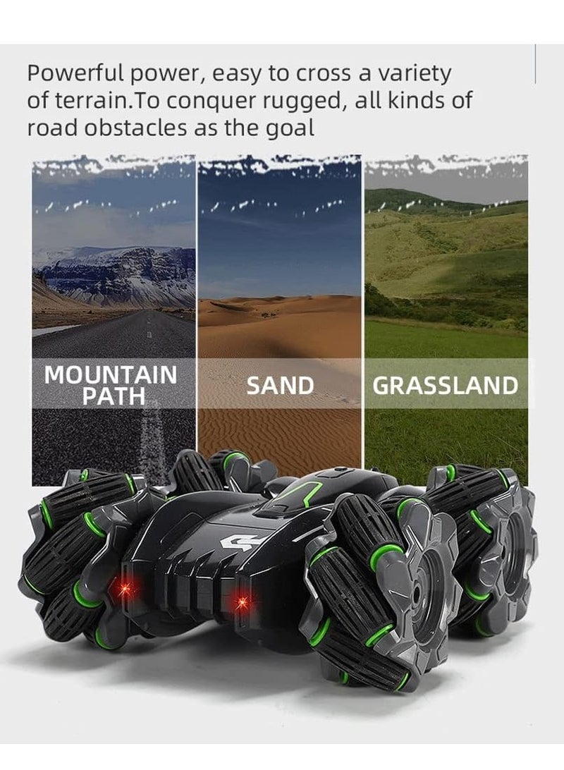 360-degree Rotating Drift Stunt RC Car, 2.4G Shock-Absorbing Climbing RC Truck, 4WD High-Speed Off-Road RC Vehicle, Electric Toy Racing Car, Children's Gift - Image 2
