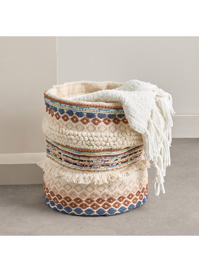 هوم بوكس سلة قطنية فاخرة من نوير - 30x30x36 سم - Image 1