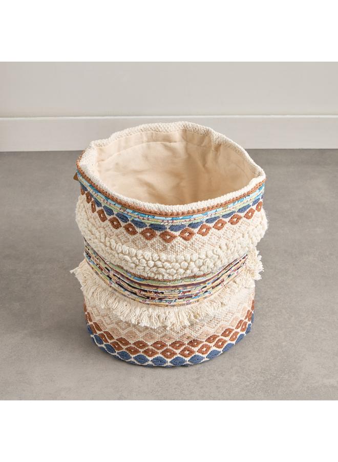 هوم بوكس سلة قطنية فاخرة من نوير - 30x30x36 سم - Image 2
