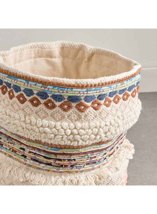 هوم بوكس سلة قطنية فاخرة من نوير - 30x30x36 سم - Image 3