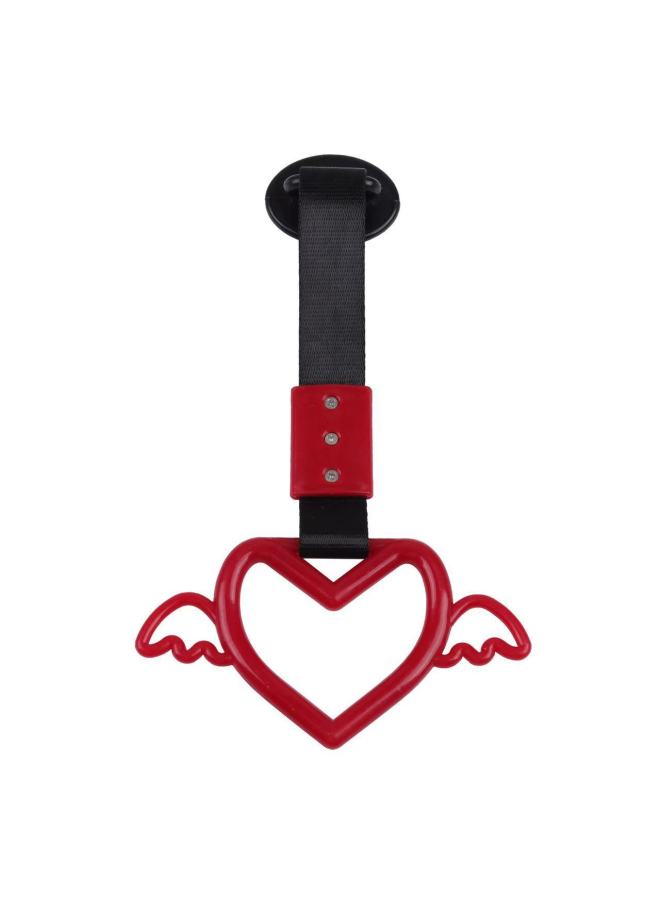JDM Modified Car Decoration Pull Ring Small Wings Love Paste Car Handle Pendant Front And Rear Bumper Modification 