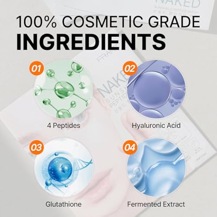 FRANZ UV Protection Peptide Sun Patches, Ultra-Thin Sunshield for Face, 4 Pairs (Regular Size), Anti-Aging & Skin Rejuvenation, Perfect for Outdoor Sports – Golf, Hiking, Driving, Korean Skincare - Image 5