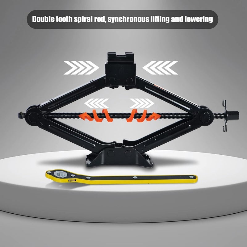 TRADY Heavy Duty 1.5 Ton Car Jack for Vehicle Lifting – Portable & Durable Hydraulic Jack for Garage and Roadside Use - Image 3