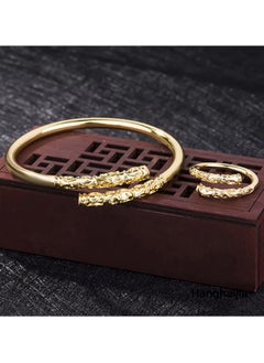 Hanghaijia Unisex Vintage Monkey King Wukong Gold band  style forever Bracelet  - Image 1