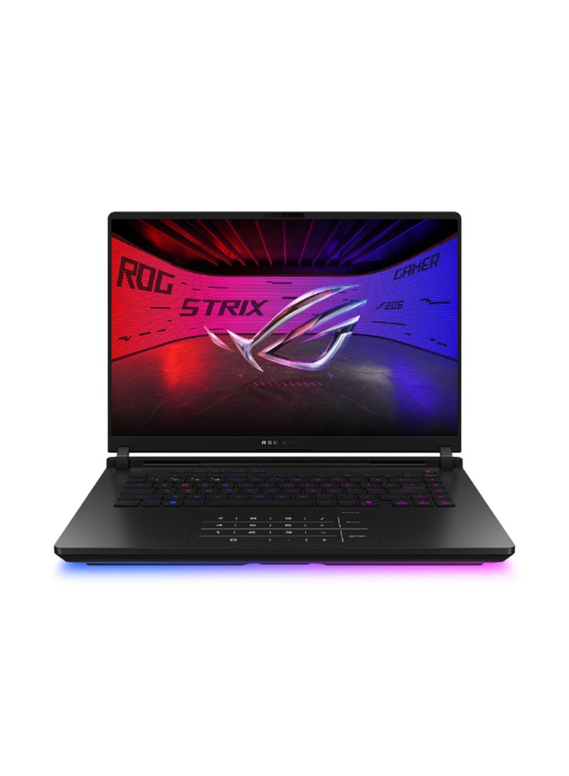 أسوس لابتوب الألعاب ROG Strix SCAR 16 G635LW-RW062W بشاشة 16 بوصة، مع معالج Core Ultra 9 275HX/ذاكرة RAM سعة 64 جيجابايت/قرص SSD سعة 2 تيرابايت/بطاقة رسومات NVIDIA Geforce RTX 5080 سعة 16 جيجابايت/نظام Windows 11 Home - Image 1