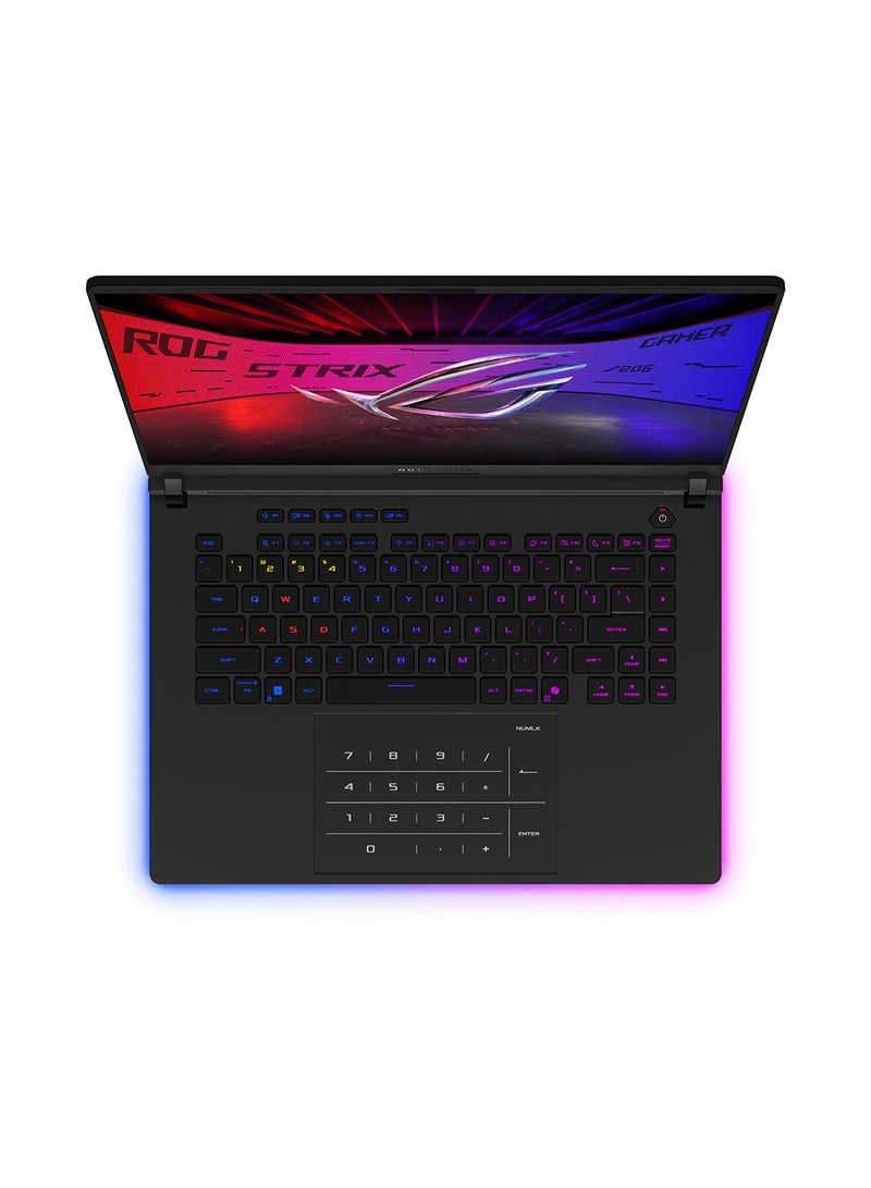 أسوس لابتوب الألعاب ROG Strix SCAR 16 G635LW-RW062W بشاشة 16 بوصة، مع معالج Core Ultra 9 275HX/ذاكرة RAM سعة 64 جيجابايت/قرص SSD سعة 2 تيرابايت/بطاقة رسومات NVIDIA Geforce RTX 5080 سعة 16 جيجابايت/نظام Windows 11 Home - Image 3