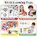 TOKBLOK Magnetic Blocks 40PCS Rainbow Magnetic Building Blocks for Kids Ages 3 4 5 6 Year Old Autism Montessori Sensory Magnet Cubes STEM Learning Educational Magnet Toys Gifts for Girls Boys - Image 4