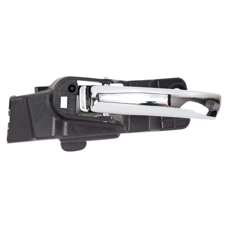 TRQ Front Left Interior Door Handle Chrome & Black Compatible with 2011-2014 Dodge Avenger - Image 2