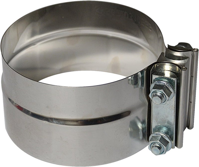 Roadformer 3.5" Lap Joint Exhaust Band Clamp - Preformed Stainless Steel for Exhaust Pipe Connection - Image 1
