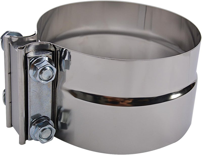 Roadformer 3.5" Lap Joint Exhaust Band Clamp - Preformed Stainless Steel for Exhaust Pipe Connection - Image 3
