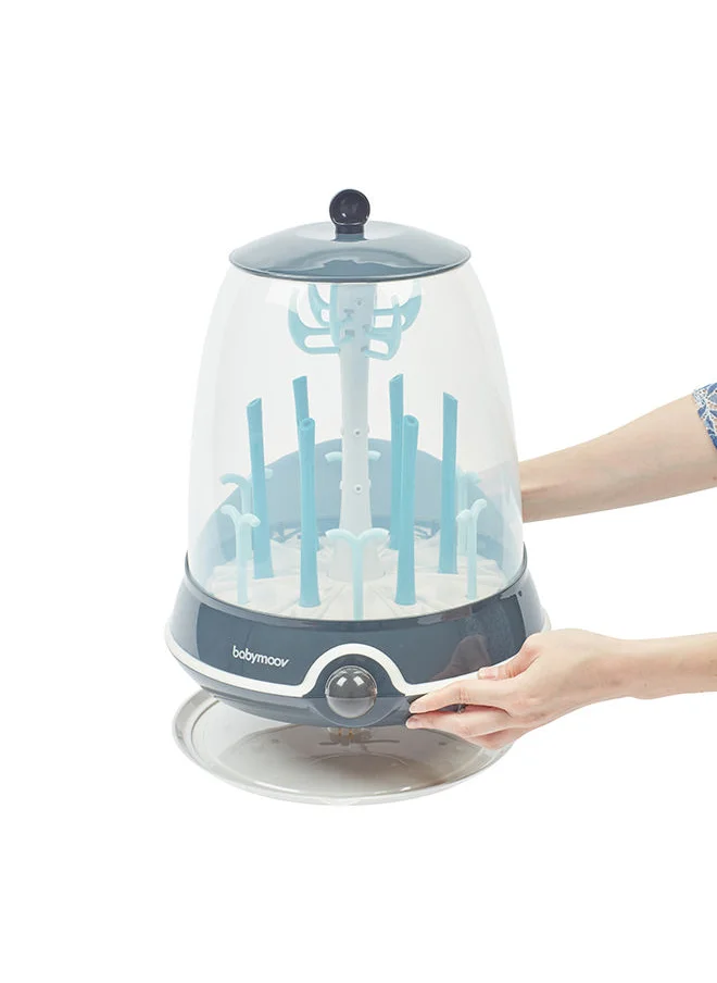 babymoov Turbo Electric Steam With 2 In 1 Sterilizer And Drying Rack, Sterilize Up To 6 Bottles At Once, Automatic Dry Function, Turbo Speed Function, Bpa - Free, Audible Alarm And Automatic Switch - off